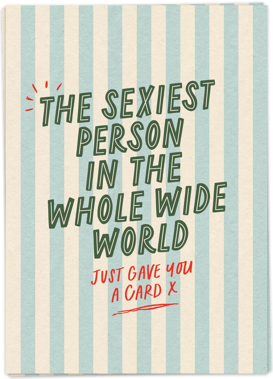 Sexiest person - Kaart Blanche