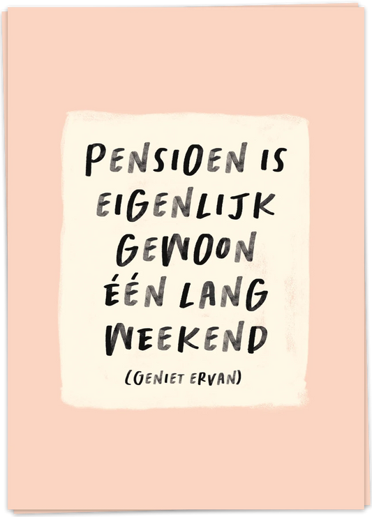 Pensioen - Kaart Blanche