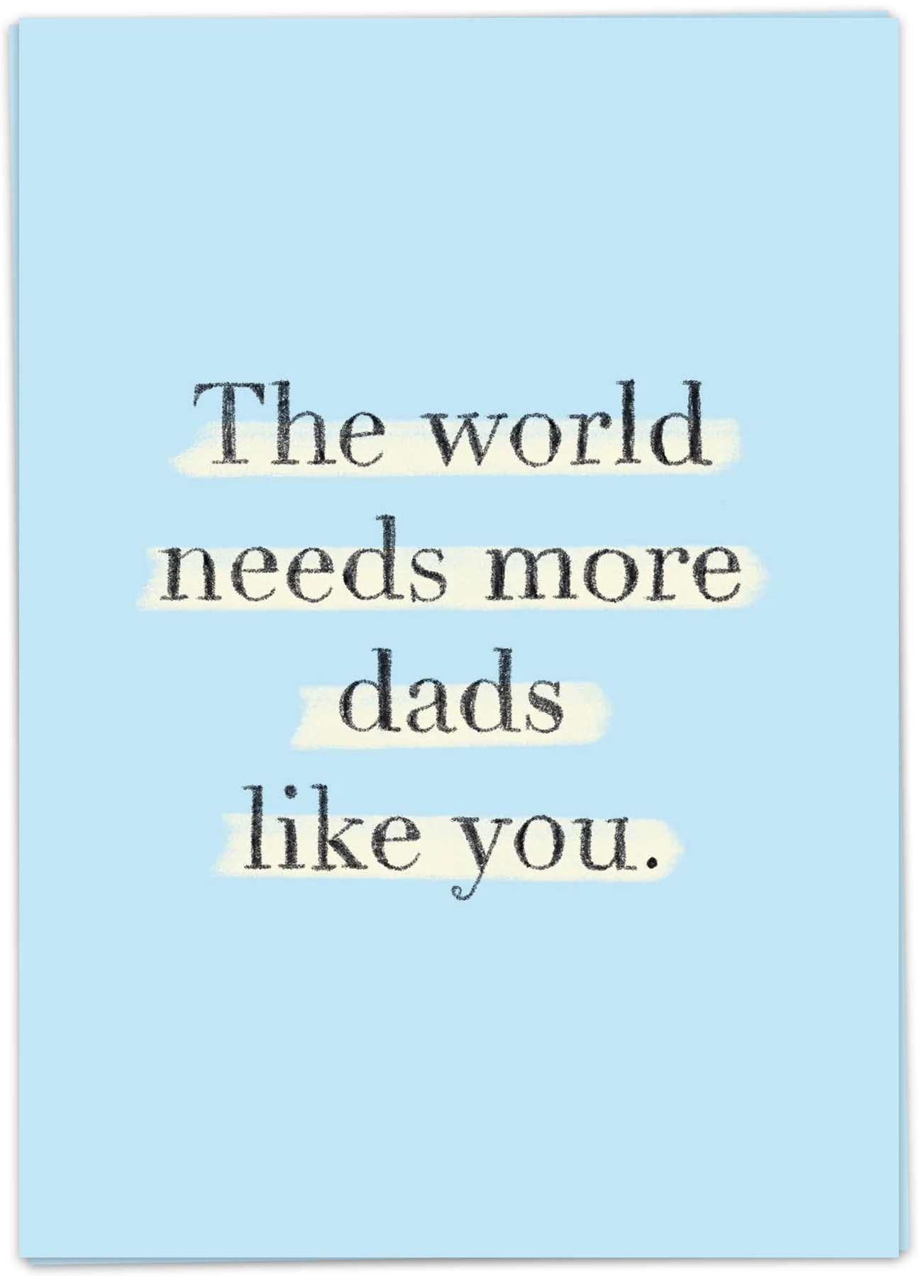 More dads - Kaart Blanche