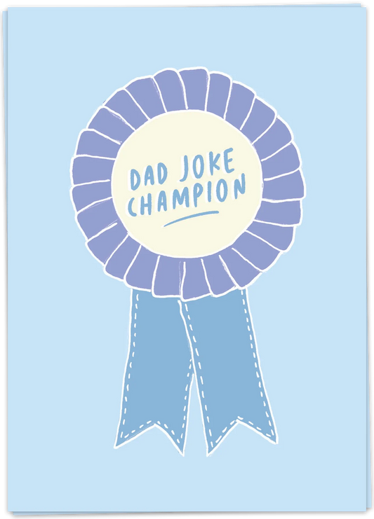 Dad joke champion - Kaart Blanche