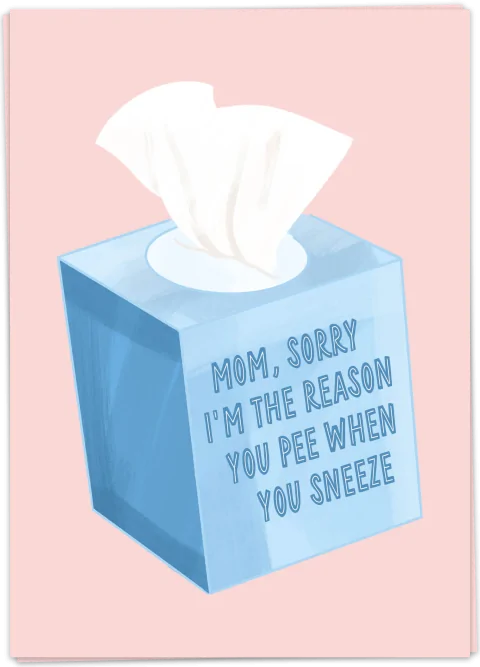 Mom sneeze - Kaart Blanche