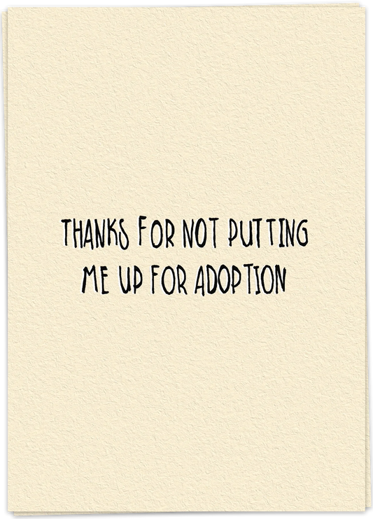 Up for adoption - Kaart Blanche
