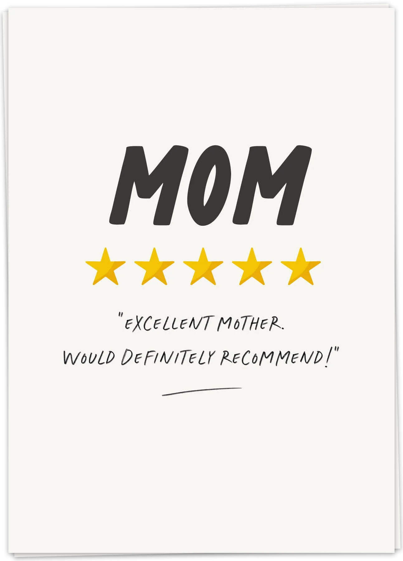 Mom short review - Kaart Blanche