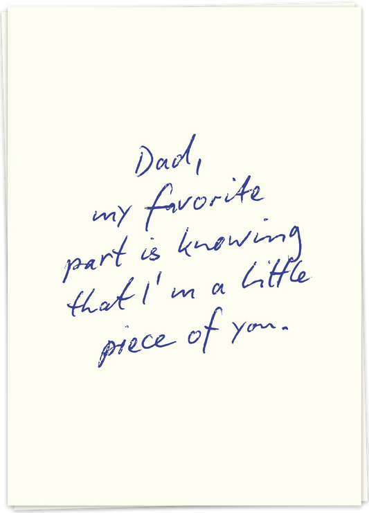 Dad piece of you - Kaart Blanche