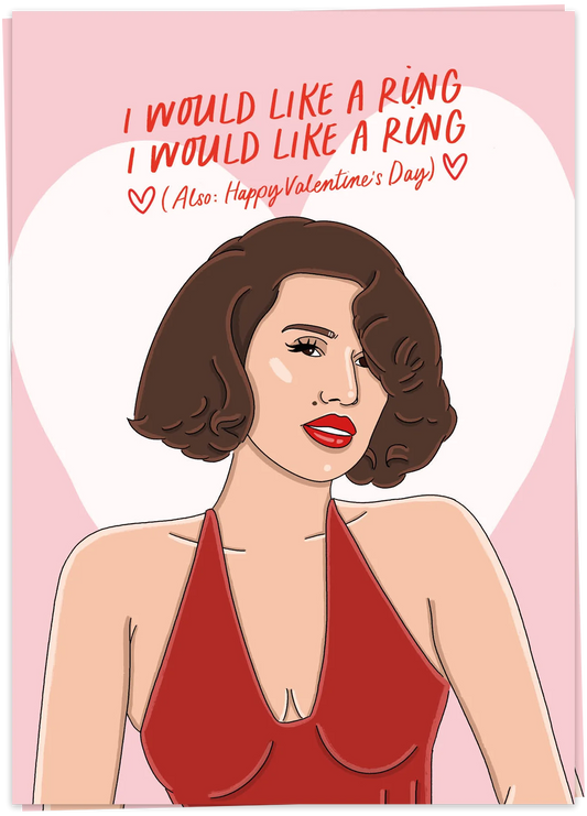 I would like a ring - Kaart Blanche