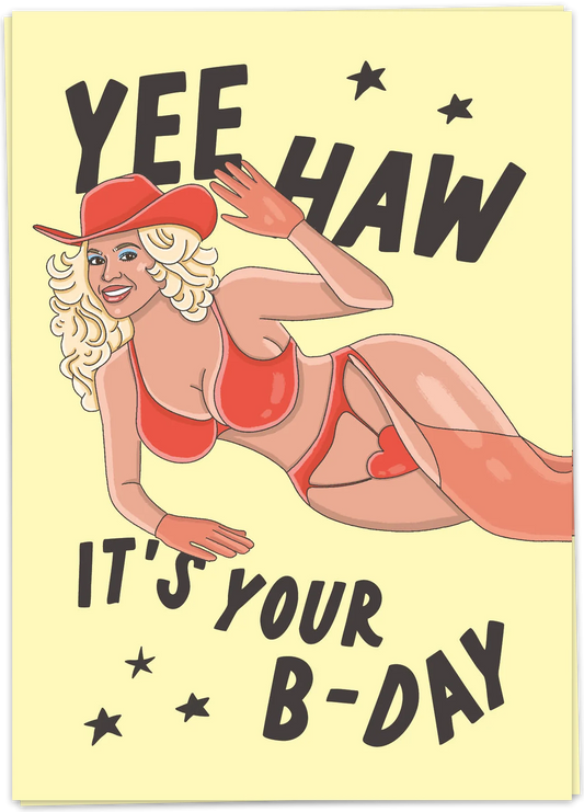 Yeehaw birthday - Kaart Blanche