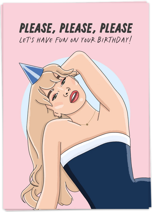 Please birthday - Kaart Blanche