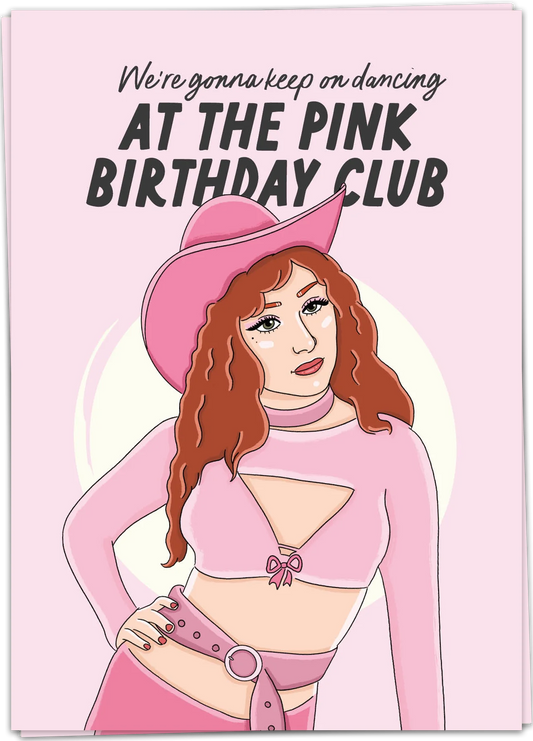Pink birthday club - Kaart Blanche