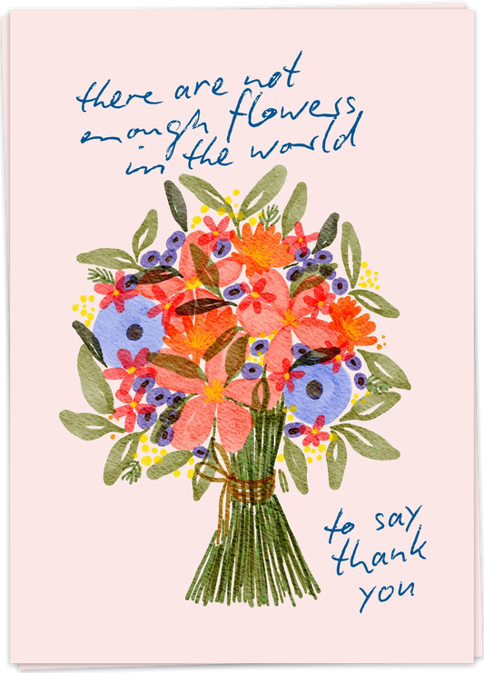 Thank you flowers - Kaart Blanche
