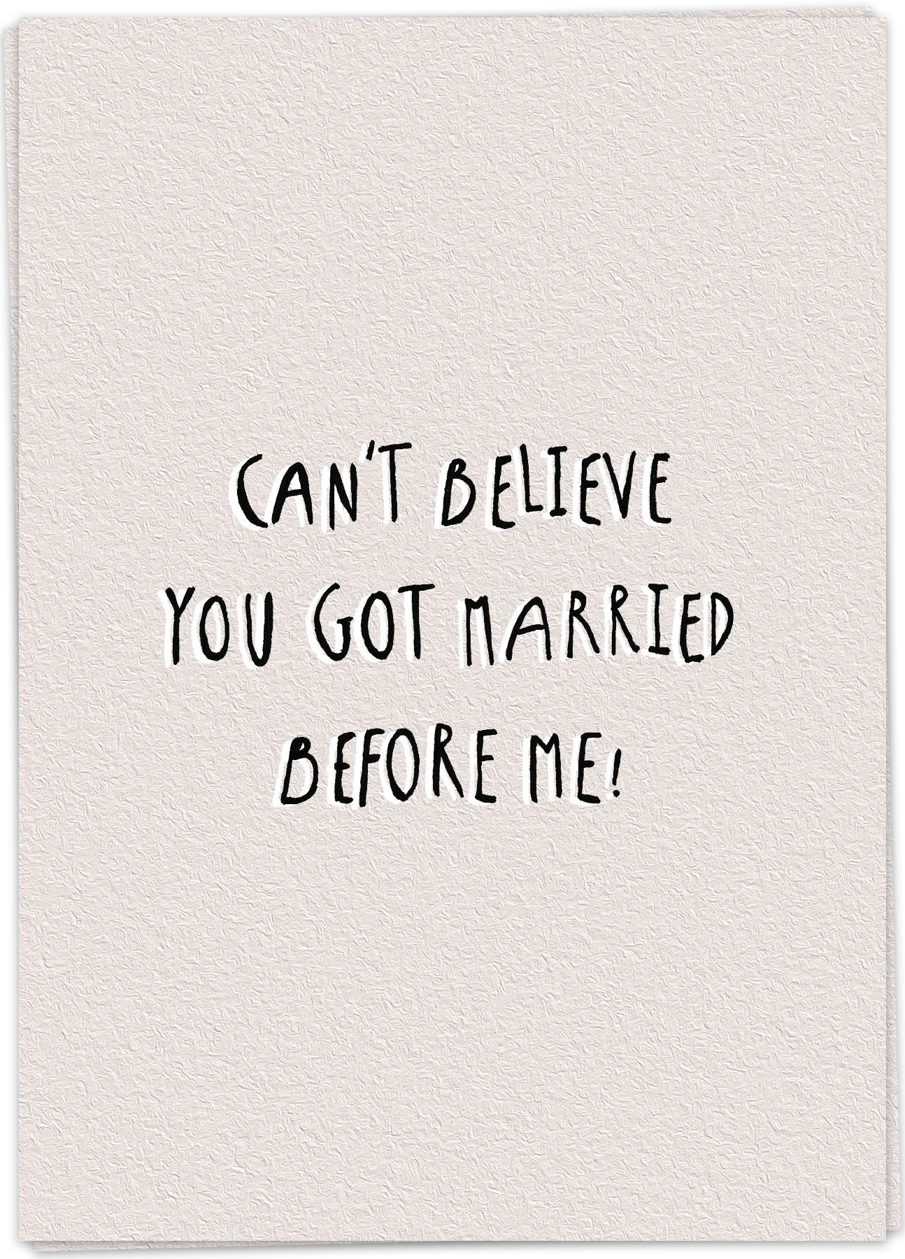 Married before me - Kaart Blanche