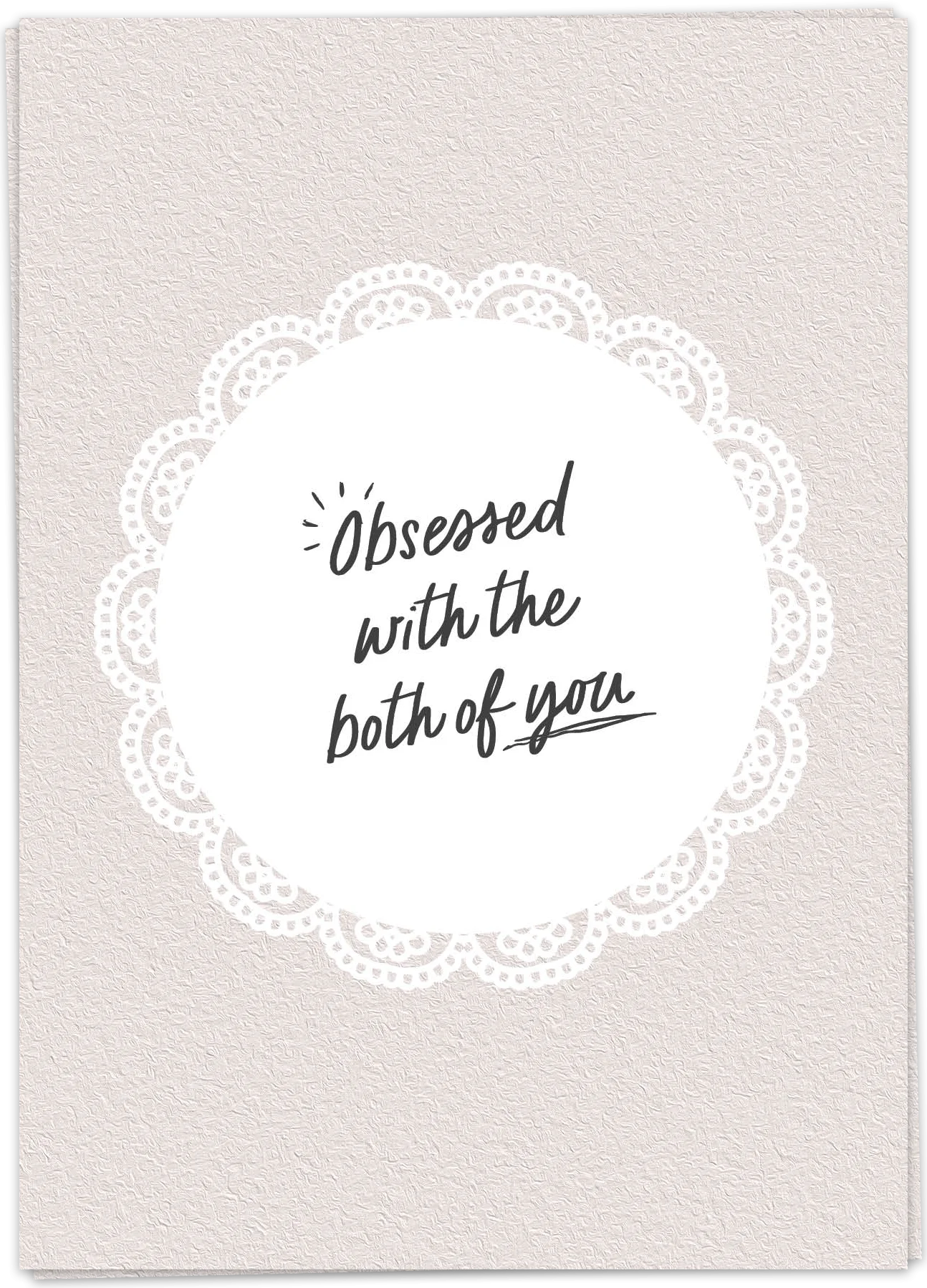 Obsessed with both of you - Kaart Blanche