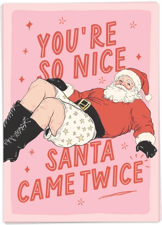 Santa Twice - Kaart Blanche