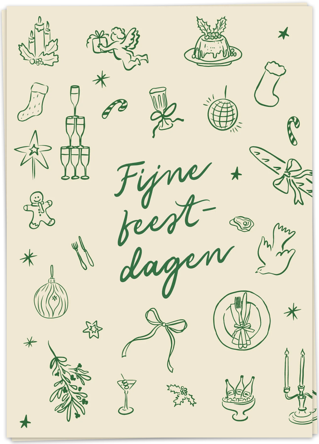 Fijne feestdagen - Kaart Blanche