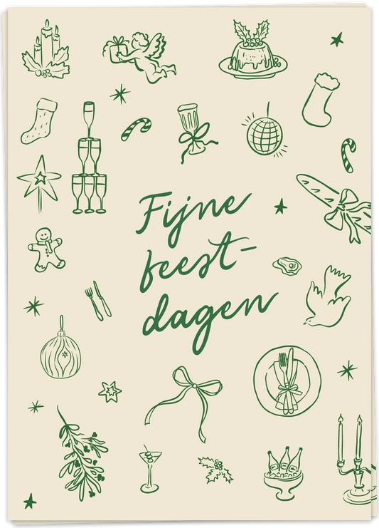 Fijne feestdagen - Kaart Blanche