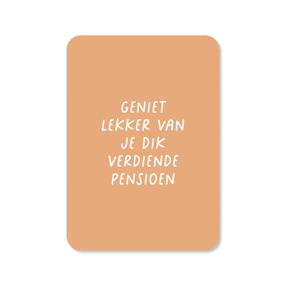 Kaartje Pensioen