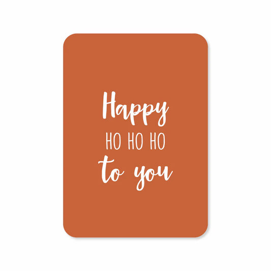 Kaartje Happy ho ho ho