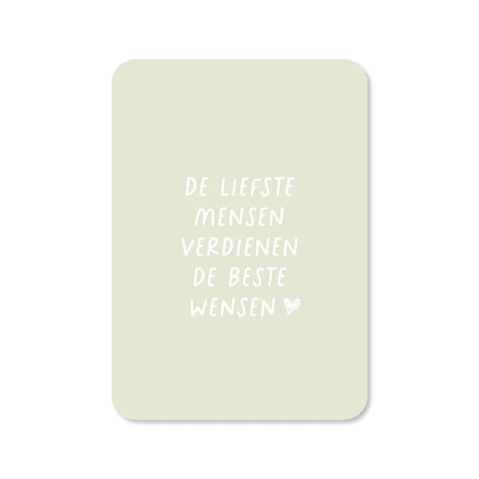 Kaartje De liefste mensen