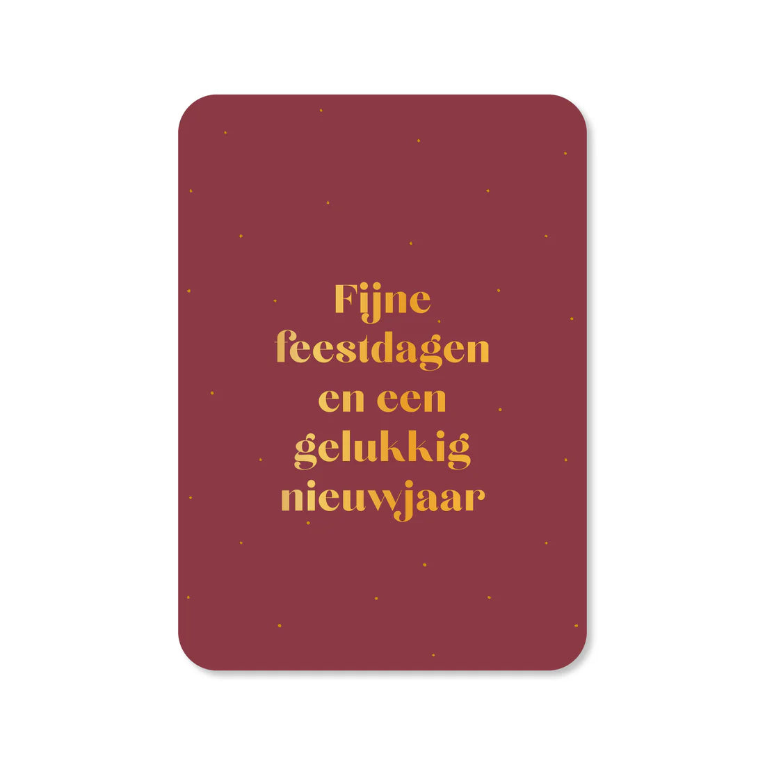 Kaartje Fijne feestdagen