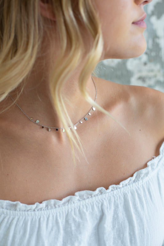 Ketting Small Drops zilver