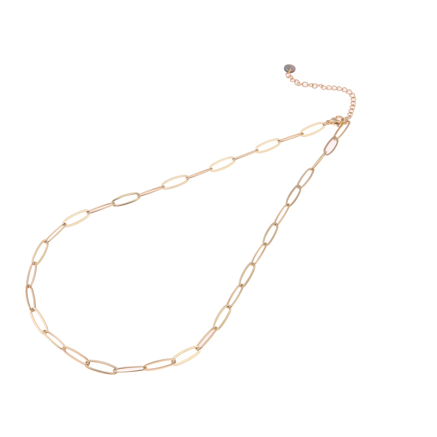 Ketting Oval link chain goud