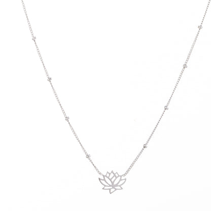 Ketting Lotus zilver