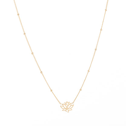 Ketting Lotus goud