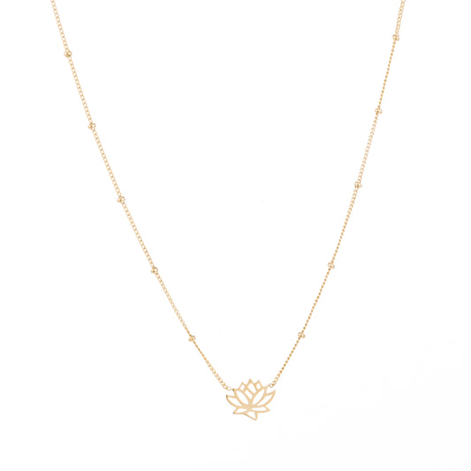 Ketting Lotus goud