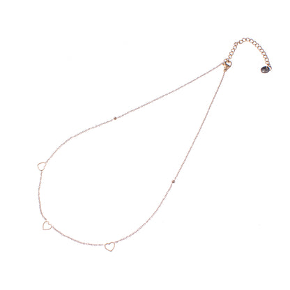 Ketting 3 Hearts goud