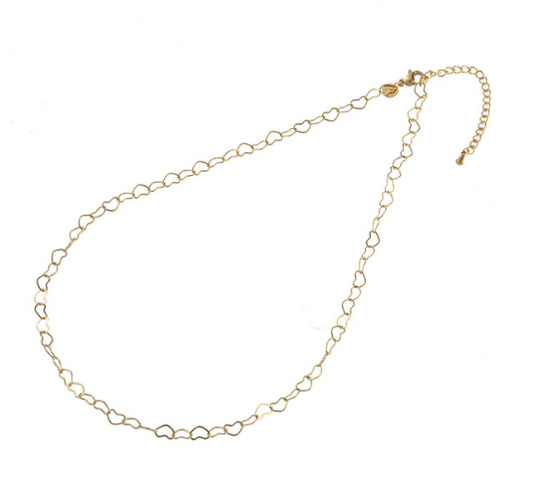 Ketting Heart Chain goud