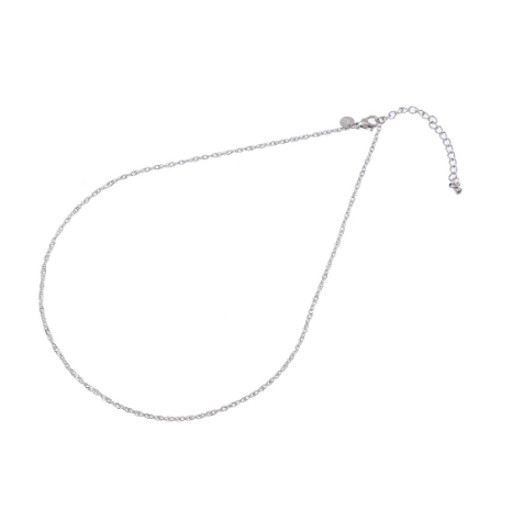 Ketting Basic Twisted zilver