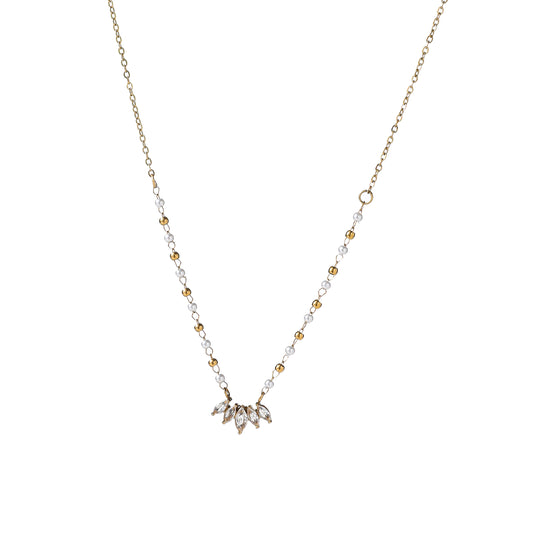Ketting Pearls + Stones
