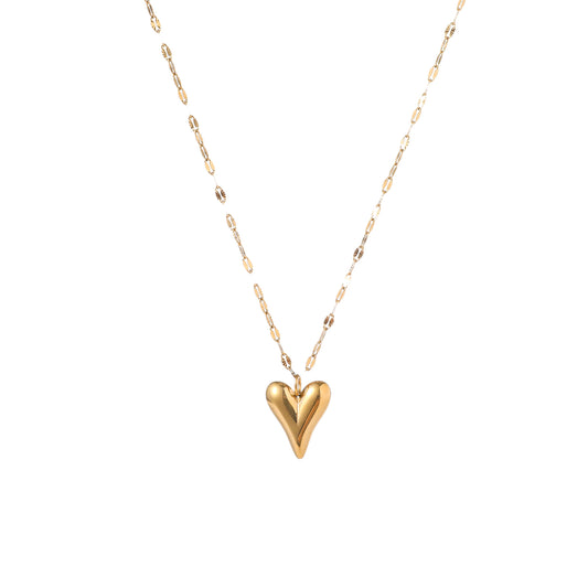 Ketting Hollow Heart goud