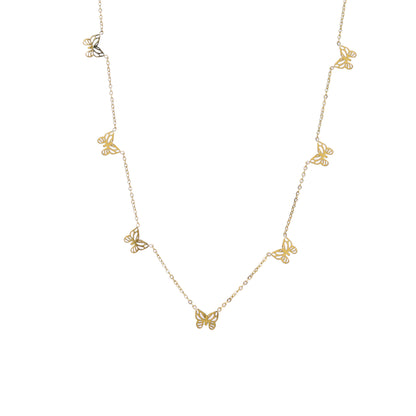 Ketting Butterfly goud