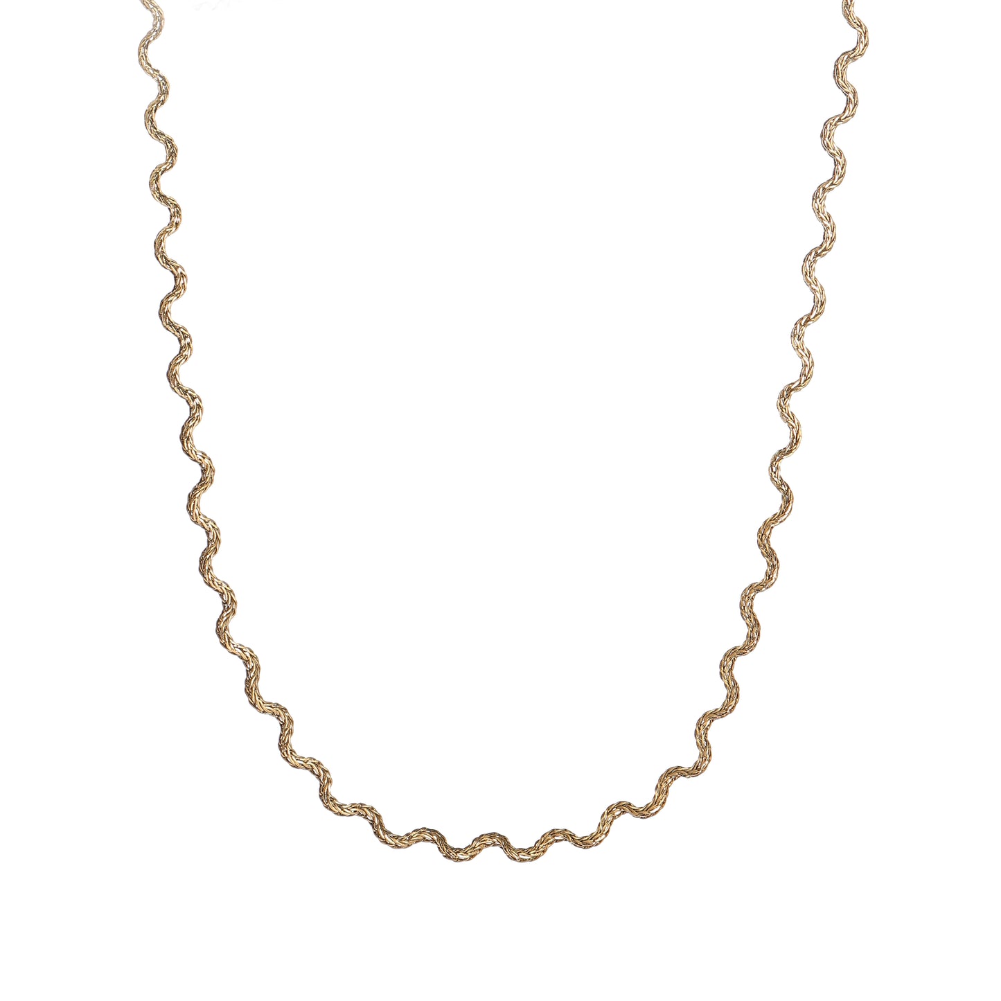 Ketting Waves - Goud