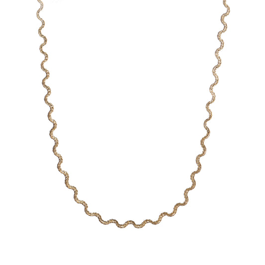 Ketting Waves - Goud