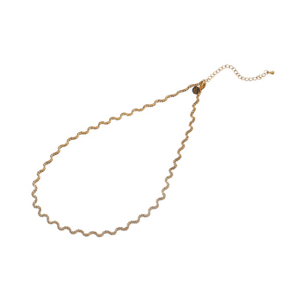 Ketting Waves - Goud