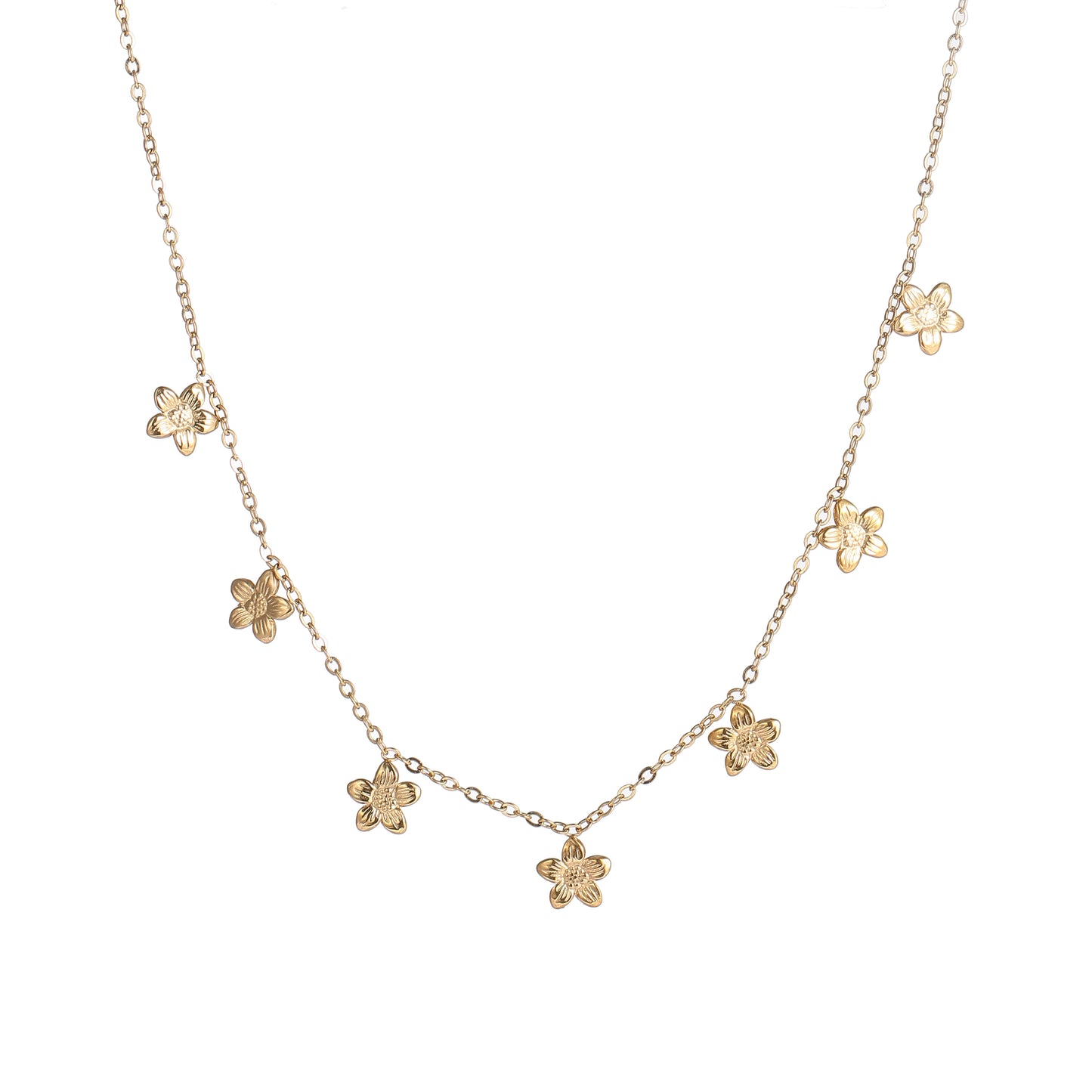 Ketting Daisies - Goud