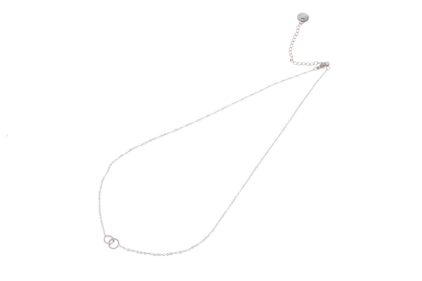 Ketting Double Circle zilver
