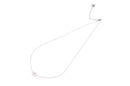 Ketting Double Circle zilver