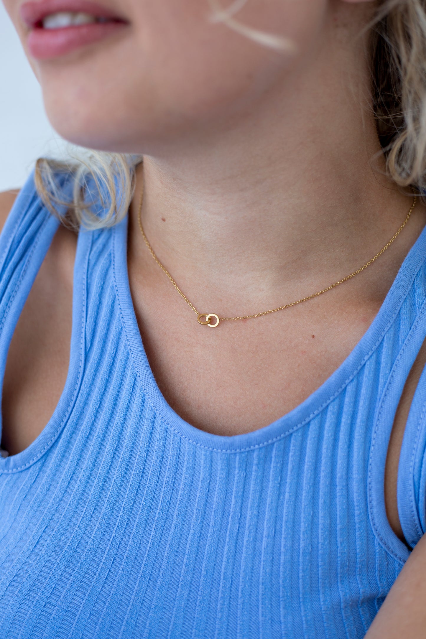 Ketting Double O goud