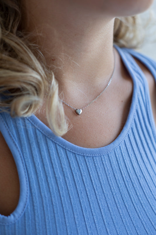 Ketting Full Heart zilver