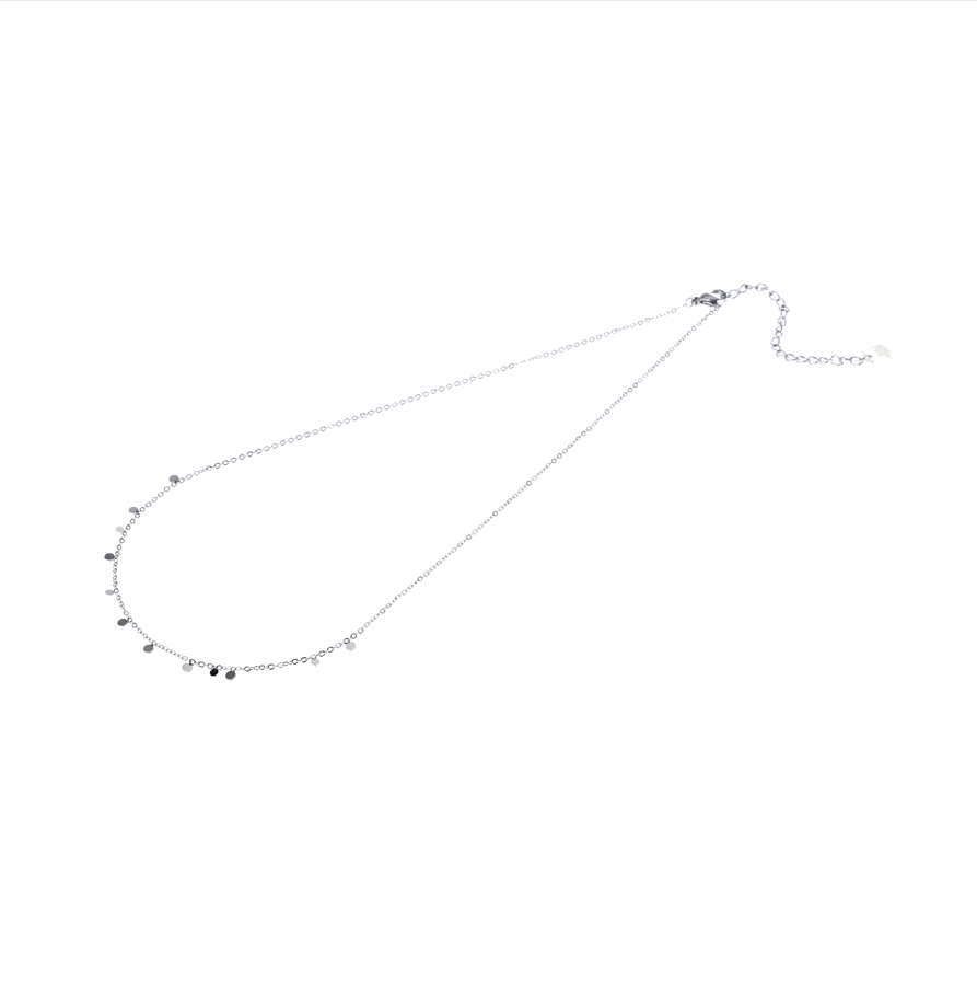 Ketting Small Coins zilver