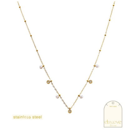 Ketting Pearls & Stones