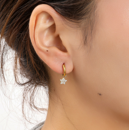 Oorbellen Sparkle Star