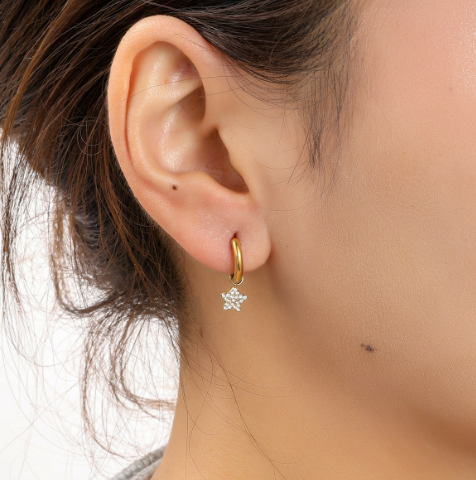 Oorbellen Sparkle Star