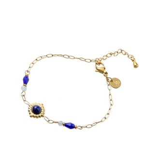 Armbandje Sun Stone dark blue