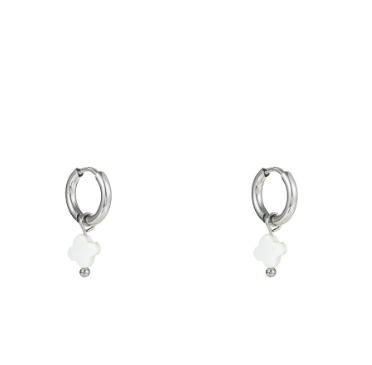 Oorbellen Mother of Pearl zilver