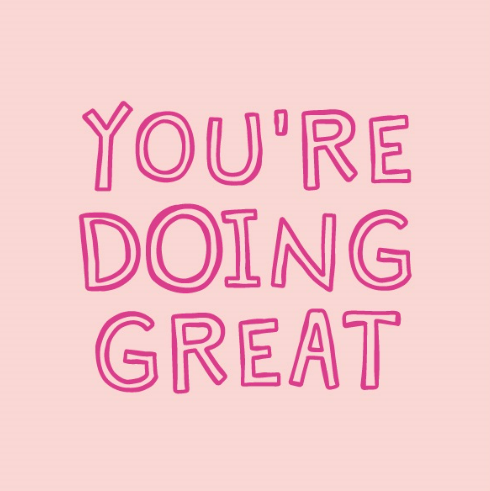 Magneettegeltje Doing great