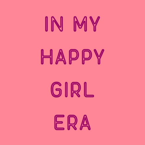 Magneettegeltje Happy Girl Era