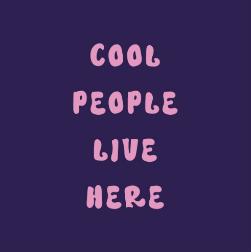 Magneettegeltje Cool People
